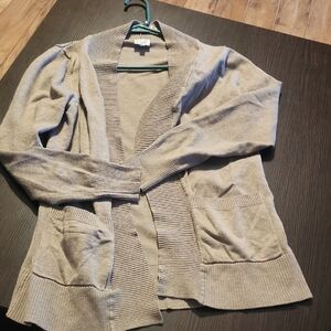 Cielo Women's Light Tan Cardigan Sweater